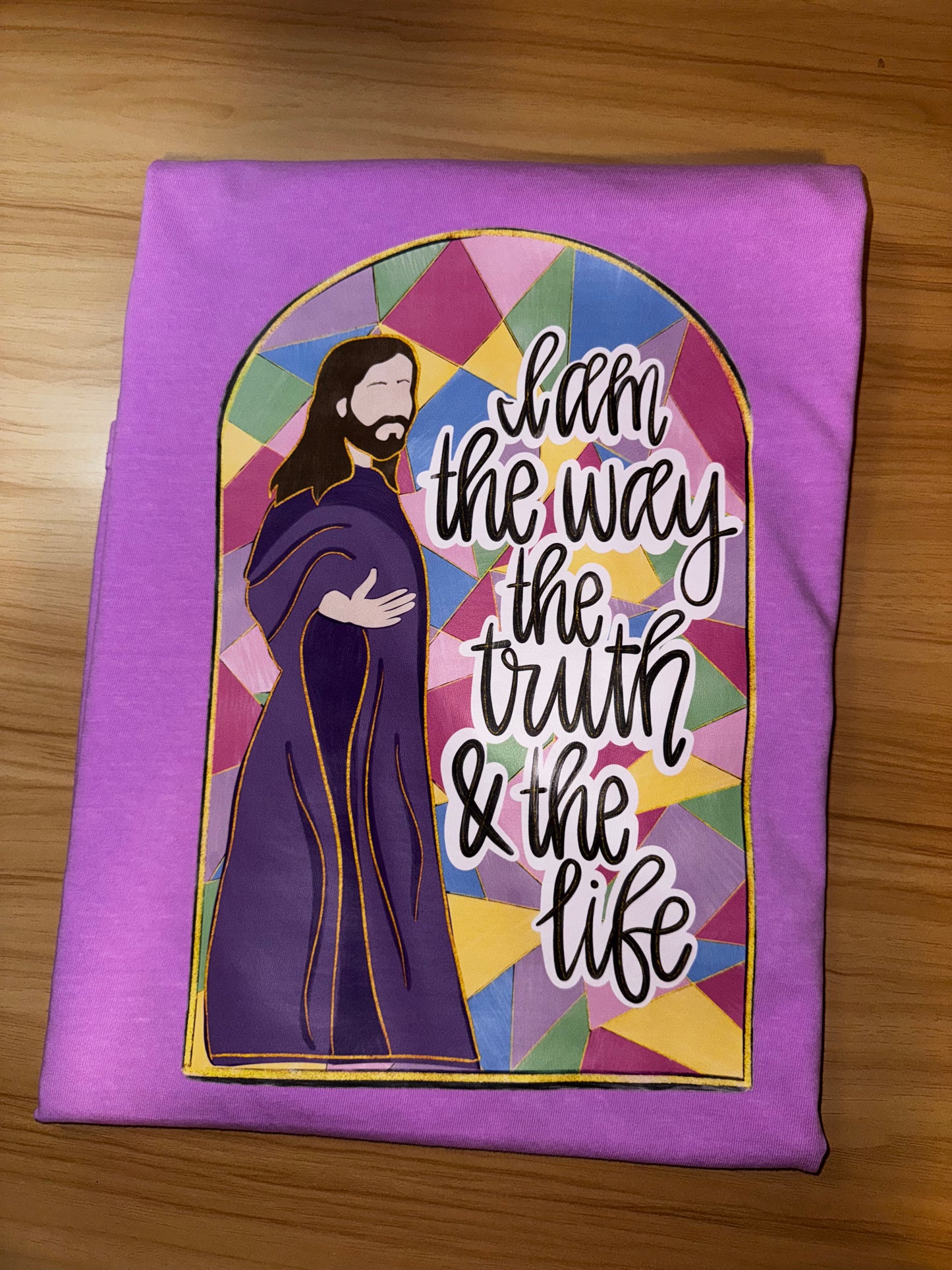 Stained Glass Jesus Tee